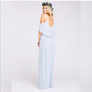 Show me your mumu dress steel blue